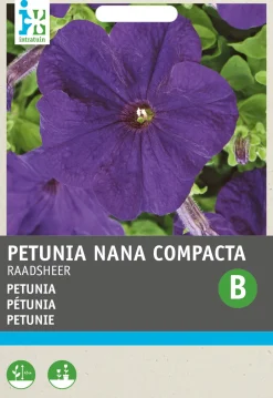 Intratuin Petunie blau (Petunia 'Hybrida Ratsherr') Blumensamen| Blühende Pflanzen|Saatgut