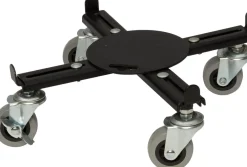 Intratuin Pflanzenroller verstellbar schwarz D 29 H 10,5 cm| Pflanzenroller