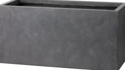 Intratuin Pflanzkübel Kasten 59 x 30 x 30 cm anthrazit| Pflanzkübel|Blumentöpfe & Pflanzgefäße