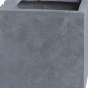 Intratuin Pflanzkübel Kubus 23 x 23 x 23 cm grau| Blumentöpfe|Blumentöpfe & Pflanzgefäße