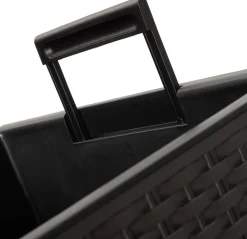 Intratuin Pflanzkübel Lucie 32,5 x 32,5 x 61 cm anthrazit| Blumentöpfe|Blumentöpfe & Pflanzgefäße