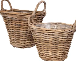 Intratuin Pflanzkorb Antik natur D 39 H 30 cm| Pflanzkörbe|Blumentöpfe & Pflanzgefäße