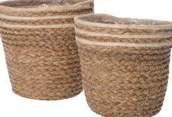 Intratuin Pflanzkorb Auke natur D 18 H 19 cm| Pflanzkörbe|Pflanzkörbe