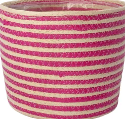 Intratuin Pflanzkorb Elias natur/rosa D 19 H 14 cm| Pflanzkörbe|Pflanzkörbe