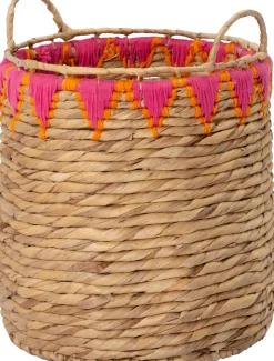 Intratuin Pflanzkorb Maci naturell / rosa D 42 H 46 cm| Aufbewahrung