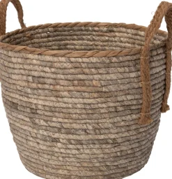 Intratuin Pflanzkorb Maja grau / naturelD 27 H 20 cm| Pflanzkörbe|Pflanzkörbe