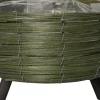 Intratuin Pflanzkorb mit Füßen Dewi grün D 29 H 15 cm| Pflanzkörbe|Blumentöpfe & Pflanzgefäße