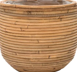 Intratuin Pflanzkorb naturel 24 x 24 x 22 cm| Pflanzkörbe|Blumentöpfe & Pflanzgefäße