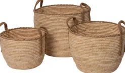 Intratuin Pflanzkorb Nine natur D 31 H 25 cm| Pflanzkörbe|Pflanzkörbe