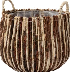 Intratuin Pflanzkorb Suan naturell / braun D 36 H 33 cm| Pflanzkörbe|Pflanzkörbe