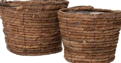 Intratuin Pflanzkrob Sen natur D 21 H 17 cm| Pflanzkörbe|Blumentöpfe & Pflanzgefäße