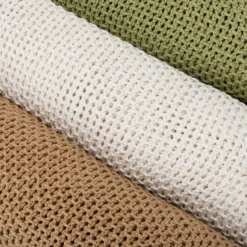 Intratuin plaid Ive taupe 130 x 170 cm| Decken & Plaids