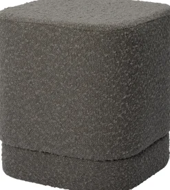 Intratuin Pouf Bobo grau 42 x 42 x 45 cm| Poufs