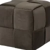 Intratuin Pouf Boye donkerbraun 43 x 43 x 42 cm| Poufs
