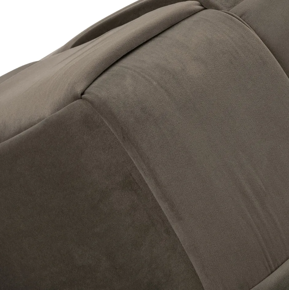 Intratuin Pouf Boye donkerbraun 43 x 43 x 42 cm| Poufs