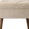 Intratuin Pouf Ned crème 48 x 36 x 40 cm| Poufs