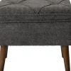 Intratuin Pouf Ned grau 48 x 36 x 40 cm| Poufs