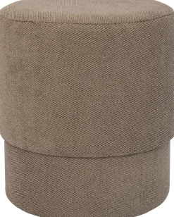 Intratuin Pouf Olli grau D 42 H 45 cm| Poufs