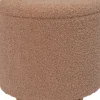 Intratuin Pouf Onne met Stauraum hellrosa D 40 H 40 cm| Poufs