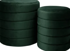 Intratuin Pouf Ryota grün D 42 H 45 cm| Poufs