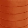 Intratuin Pouf Ryota orange D 36 H 40 cm| Poufs
