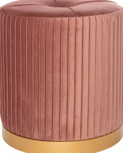 Intratuin Pouf Skipe rosa D 48 cm H 48 cm| Poufs