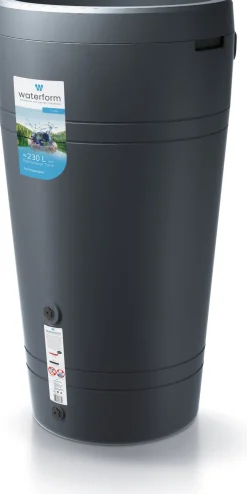 Intratuin Regentonne Tube 230 l anthrazit| Gießen & Bewässerung|Regentonnen