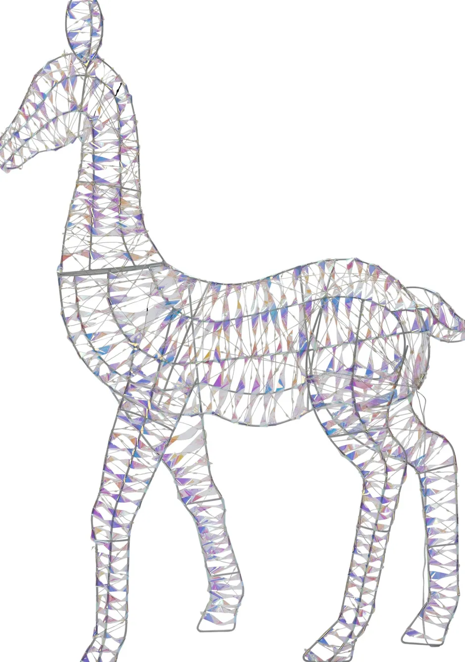 Intratuin Rentier Iris mit Beleuchtung 72 x 10 x 100 cm| Weihnachtsfiguren (Außen)