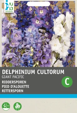 Intratuin Rittersporn (Delphinium cultorum 'Giant pacific') Blumensamen-Mischung| Saatgut|Blühende Pflanzen