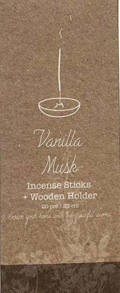 Intratuin Räucherstäbchen Indi Vanilla Musk 20 Stück| Duftstäbchen