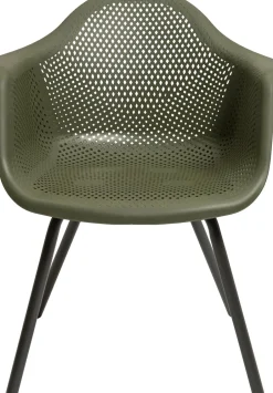 Intratuin Schalenstuhl Mart grün| Gartenstühle|Esszimmerstühle