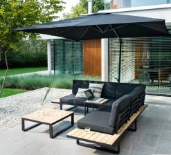 Intratuin 4-Sitzer Lounge-Set Orfeo Aluminium| Lounge-Sets|Lounge-Sets