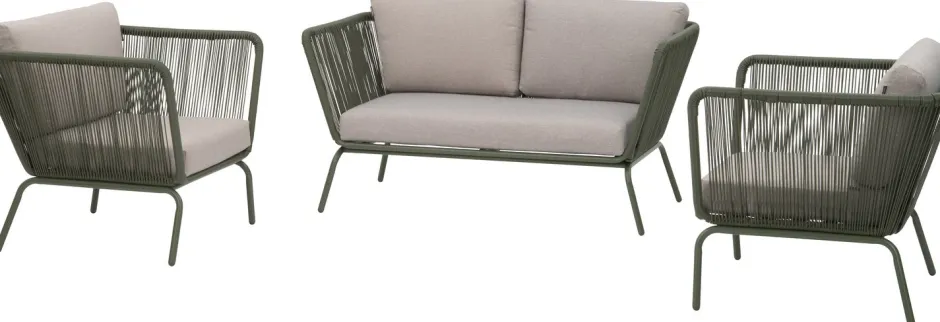 Intratuin 4-Sitzer Loungeset Iris grün| Lounge-Sets|Lounge-Sets