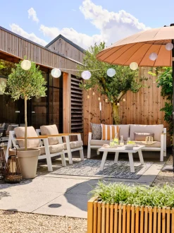 Intratuin 4-Sitzer Lounge-Set Clara weiß| Lounge-Sets|Lounge-Sets