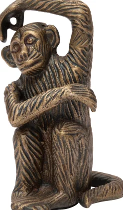 Intratuin Skulptur Affe Jip gold 13 x 9 x 19 cm| Dekofiguren & -Objekte