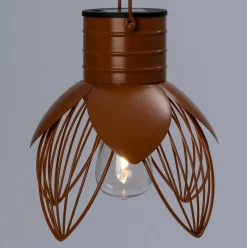 Intratuin Solarleuchte Cuzco braun D 21 H 23 cm| Außenleuchten Hängend