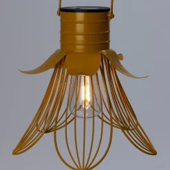 Intratuin Solarleuchte Cuzco gelb D 28 H 25 cm| Außenleuchten Hängend