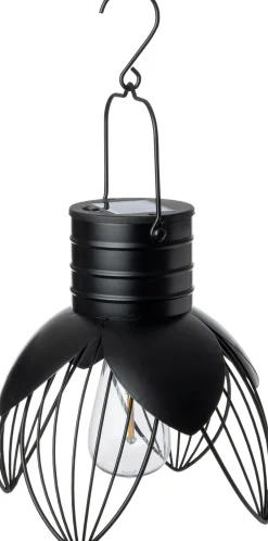 Intratuin Solarleuchte Cuzco schwarz D 21 H 23 cm| Außenleuchten Hängend