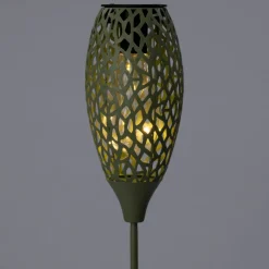 Intratuin Solarleuchte Seoul grün D 11 H 94 cm| Gartenstecker|Solar Gartenleuchten