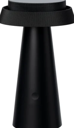 Intratuin Solar-Tischleuchte Pau schwarz D 14 H 23 cm| Solar Gartenleuchten|Tischleuchten