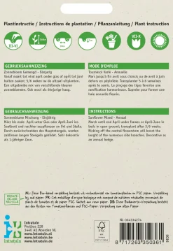 Intratuin Sonnenblume (Helianthus annuus) Blumensamen-Mischung| Saatgut|Blühende Pflanzen