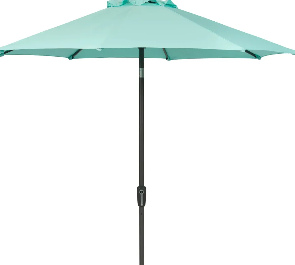 Intratuin Sonnenschirm Trinidad hellblau 80+UV D 250 cm| Sonnenschirme