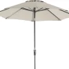 Intratuin Sonnenschirm Trinidad creme 80+UV D 300 cm| Sonnenschirme
