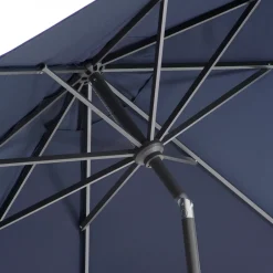 Intratuin Sonnenschirm Trinidad D 250 cm 80+UV dunkelblau| Sonnenschirme