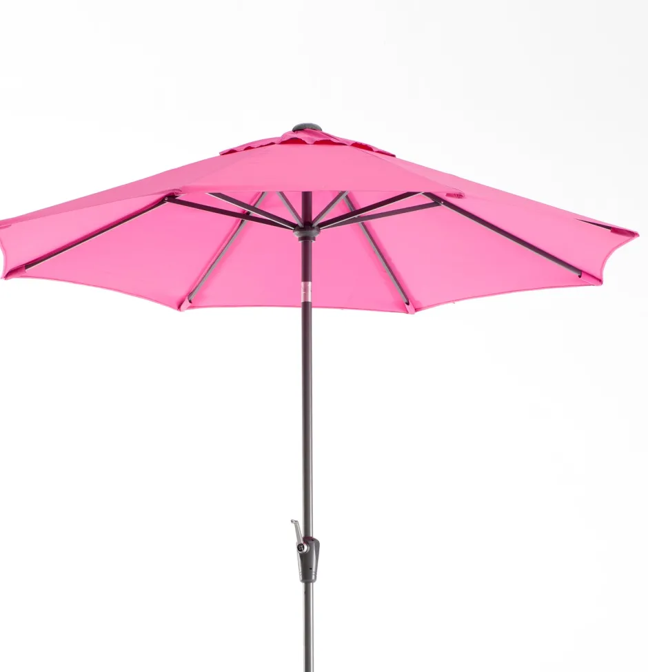 Intratuin Sonnenschirm Trinidad D 250 cm 80+UV rosa| Sonnenschirme