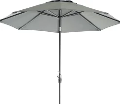 Intratuin Sonnenschirm Trinidad grau 80+UV D 250 cm| Sonnenschirme