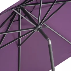 Intratuin Sonnenschirm Trinidad D 250 cm 80+UV violett| Sonnenschirme