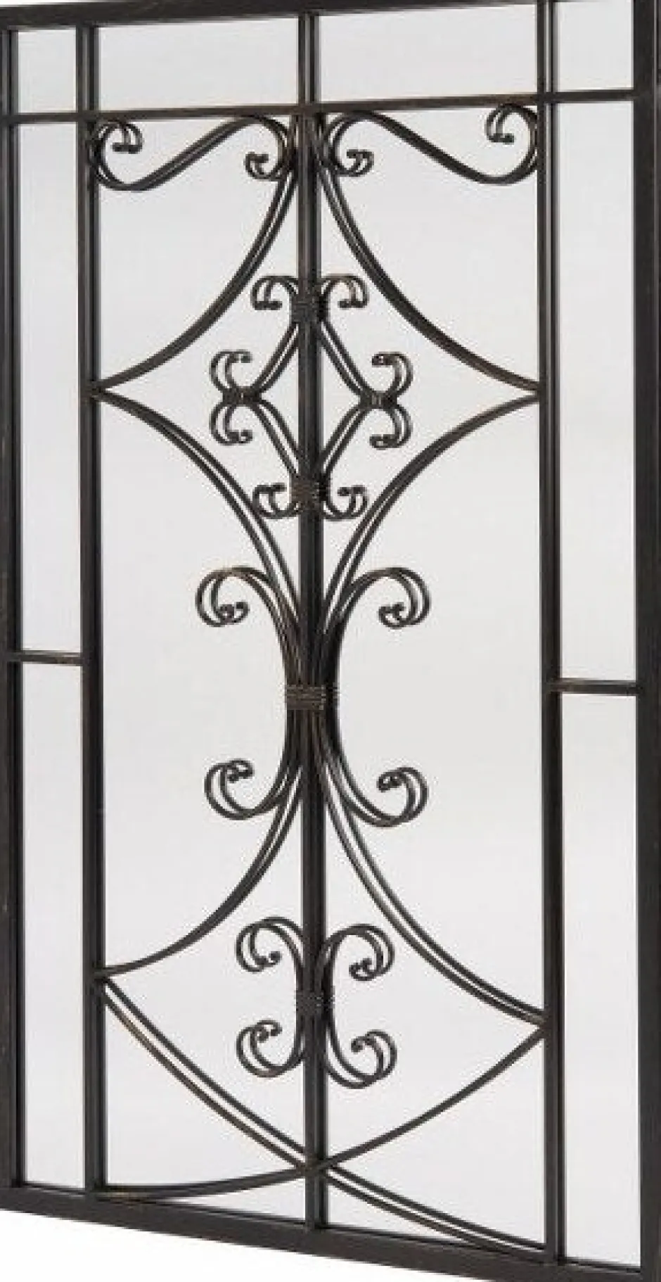 Intratuin Spiegel schwarz 65 x 2 x 100 cm| Gartenspiegel