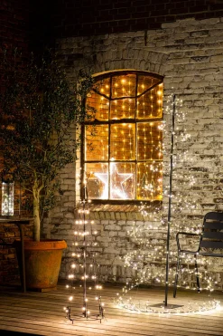 Intratuin Spiral-Lichterbaum mit 700 LEDs H 200 m weiß| Weihnachtsfiguren (Außen)