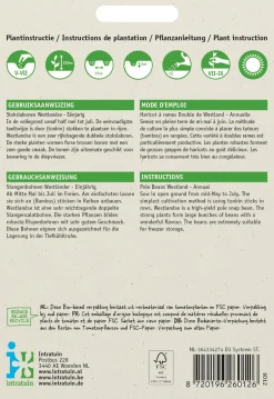 Intratuin Stangenbohne (Phaseolus vulgaris 'Westlandse dubbele') Samen| Gemüsesamen|Saatgut
